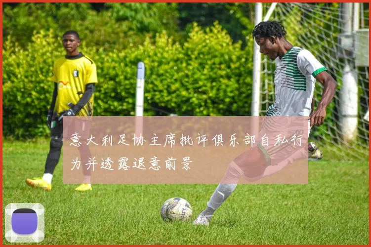 意大利足协主席批评俱乐部自私行为并透露退意前景